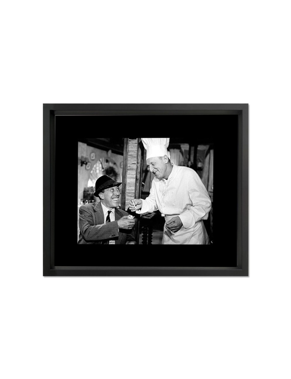 Tableau cinéma La Cuisine au beurre Bourvil Fernandel