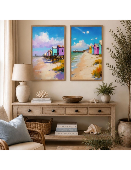 Tableau bord de mer 80x120 MER 17 - Visuel D - Kalyssa