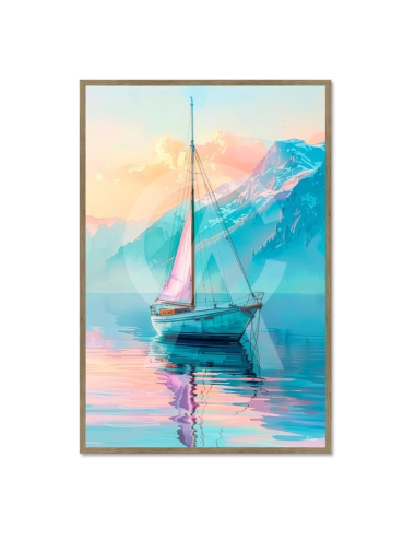 Tableau voilier Évasion sur le Lac – Kalyssa