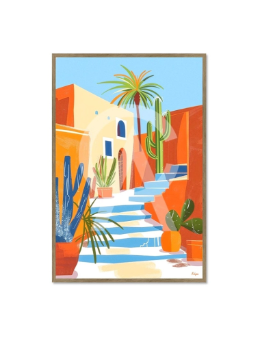 Tableau Méditerranée Escalier du Soleil – Kalyssa