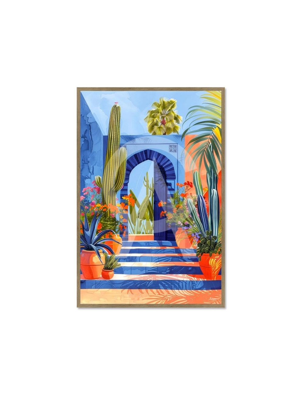 Tableau Méditerranée 80x120 Patio du Soleil – Kalyssa