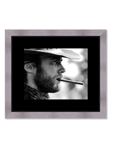 " Clint Eastwood", Tableau cinéma noir et blanc