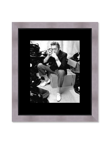 "Serge Gainsbourg",Tableau cinéma noir et blanc