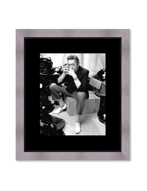 "Serge Gainsbourg",Tableau cinéma noir et blanc