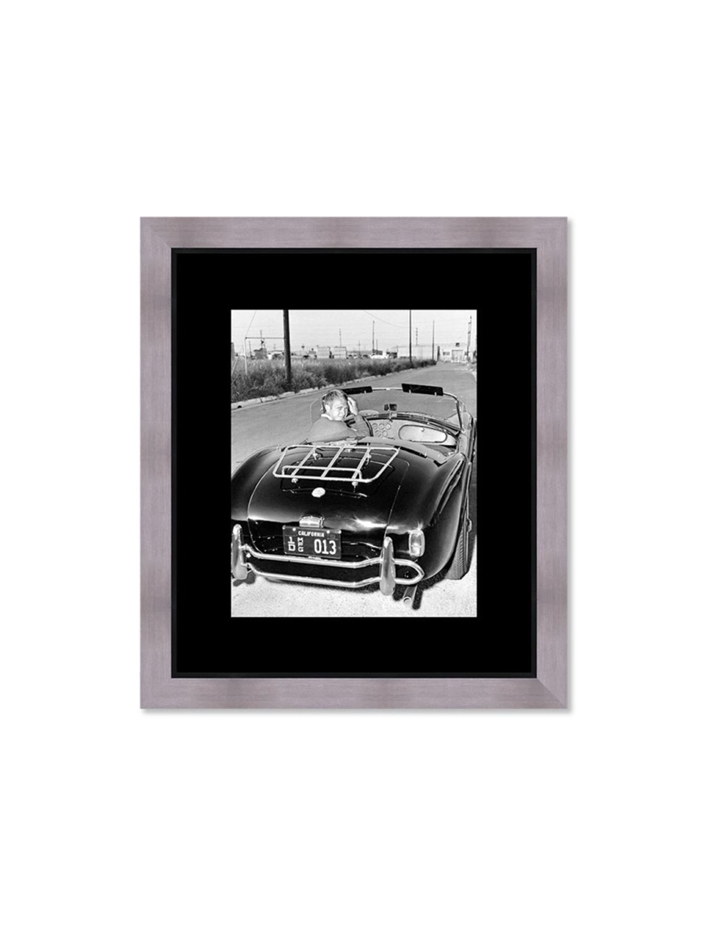Tableau cinéma Steve McQueen noir et blanc