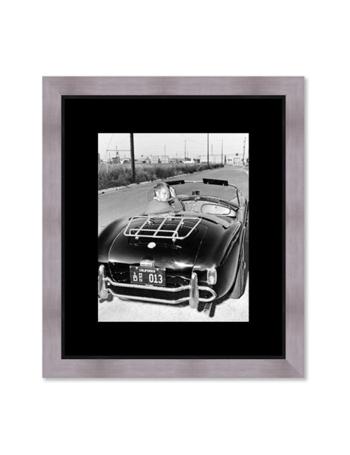 Tableau cinéma Steve McQueen noir et blanc