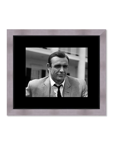 Tableau cinéma Sean Connery-James Bond noir et blanc
