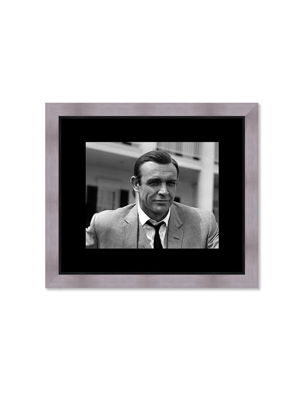 Tableau cinéma Sean Connery-James Bond noir et blanc