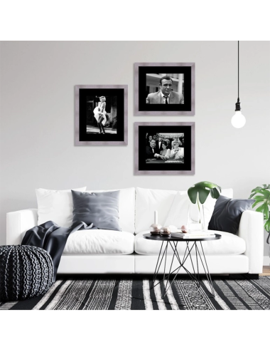 Tableau Sean Connery James Bond noir et blanc déco murale cinéma