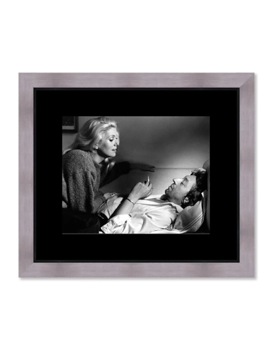 " Deneuve et Gainsbourg ", Tableau cinéma noir et blanc