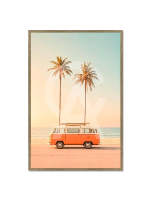 Tableau Van Vintage Road Trip au Soleil – Kalyssa