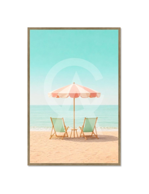 Tableau Plage Face à l'Horizon – Kalyssa