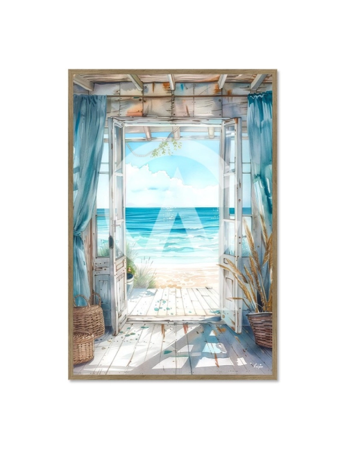 Tableau Vue Mer Une Fenêtre sur l'Océan – Kalyssa