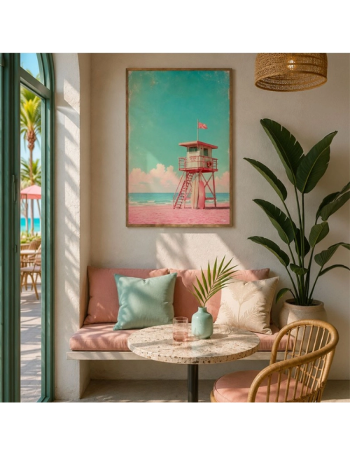 Tableau Surf Lifeguard Sunset – Kalyssa