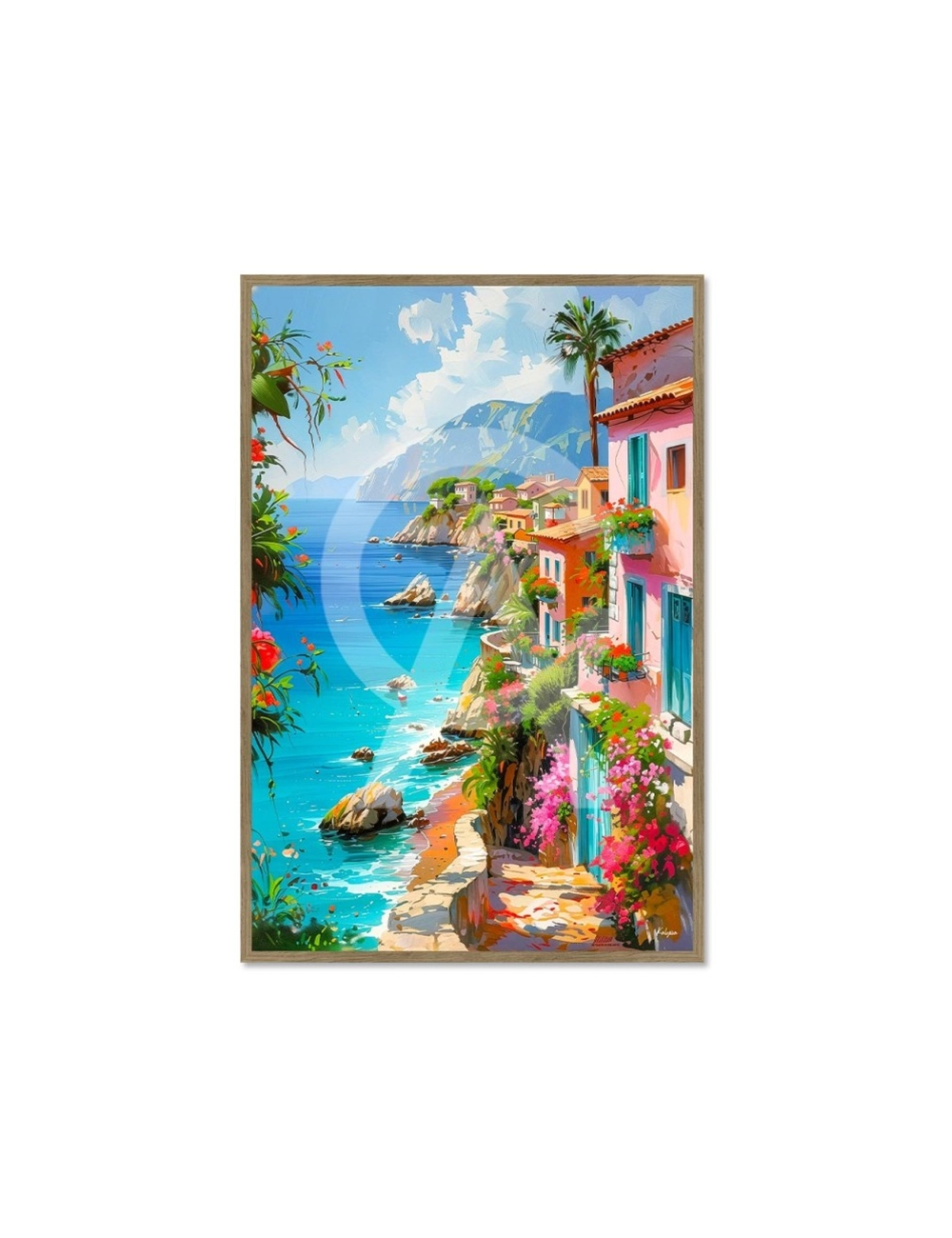 Tableau Côte Méditerranéenne Balade sur la Côte d'Azur – Kalyssa