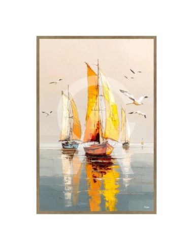 Tableau voilier Cap vers la Lumière – Kalyssa