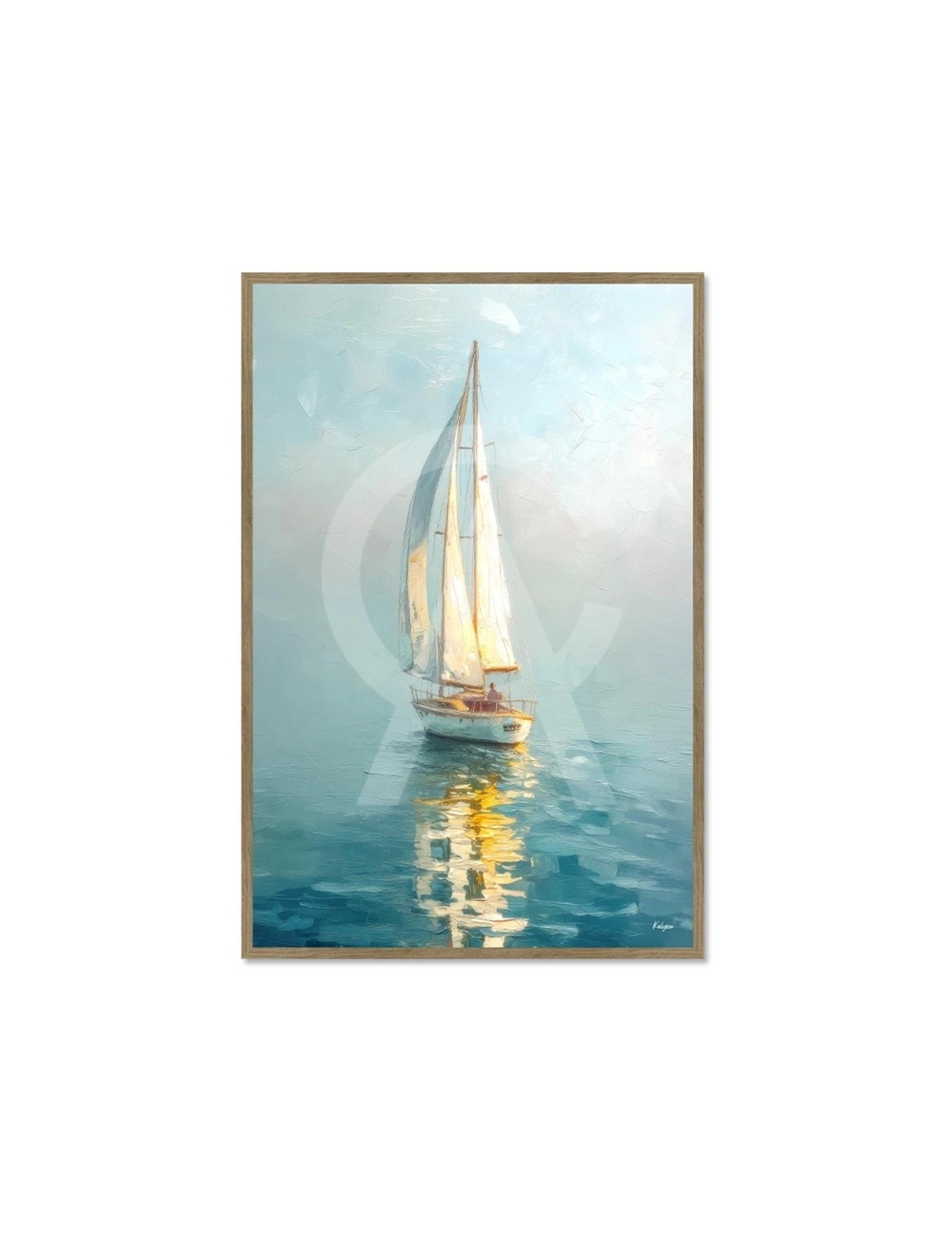 Tableau voilier 80x120 Horizon Paisible – Kalyssa