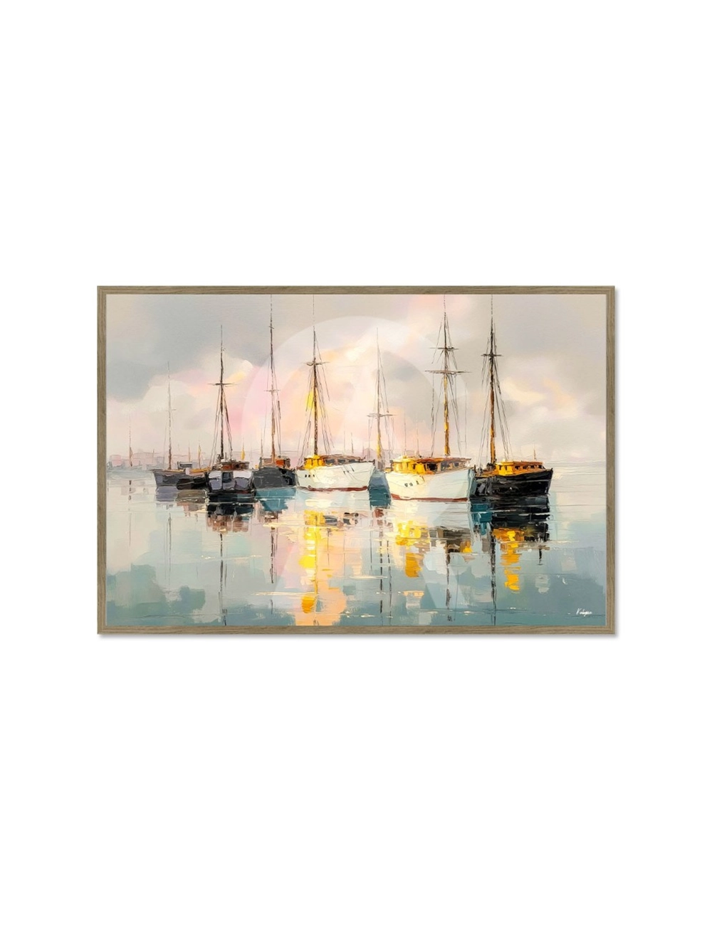Tableau voiliers Escale au Port – Kalyssa