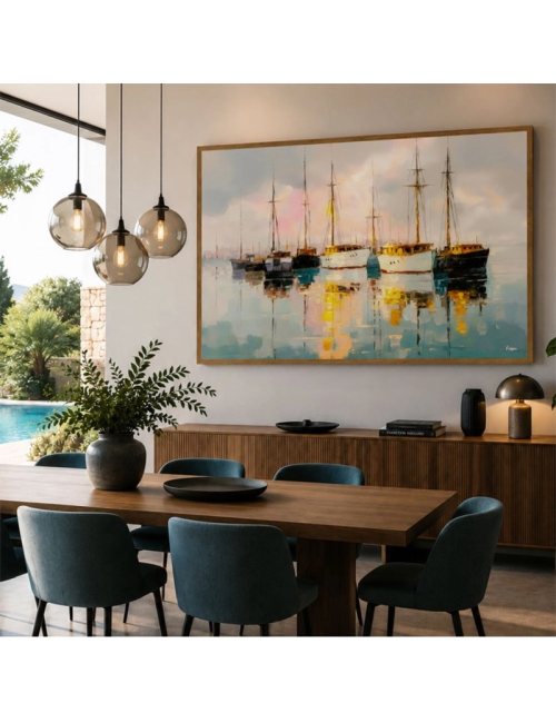 Tableau voiliers Escale au Port – Kalyssa