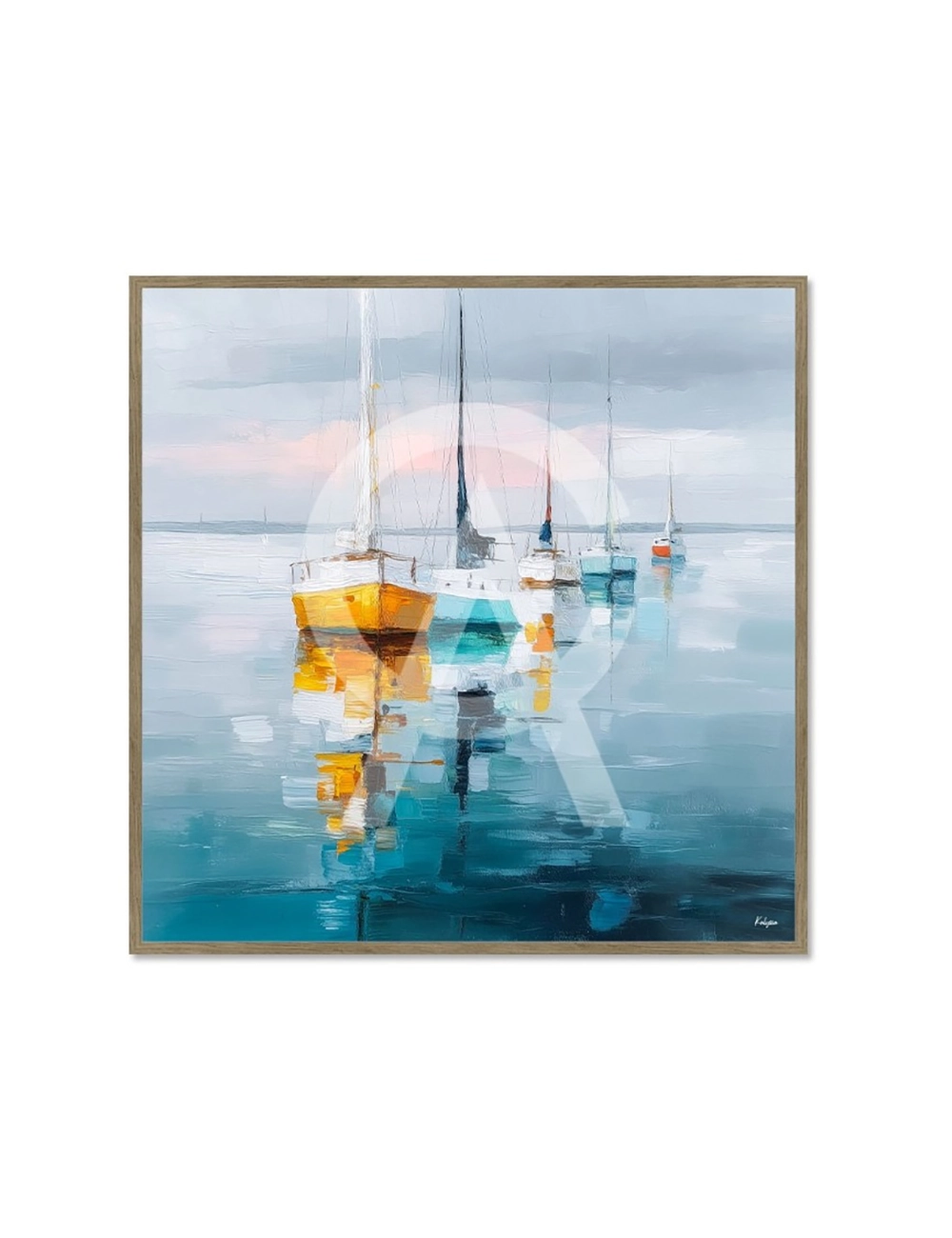 Tableau voiliers Calme Marin – Kalyssa