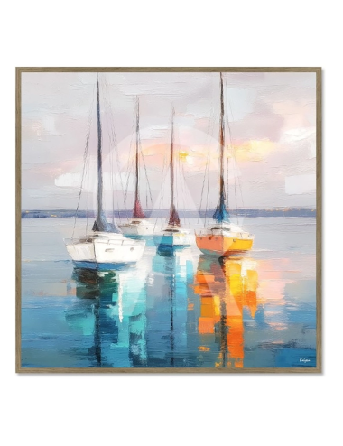Tableau voiliers Reflets d'Été – Kalyssa