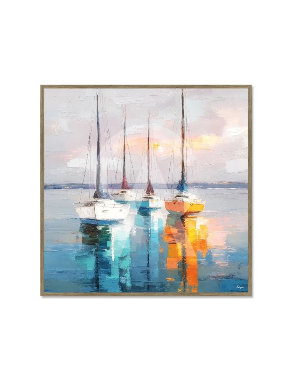 Tableau voiliers Reflets d'Été – Kalyssa