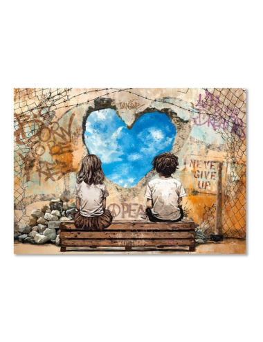 Puzzle Le Garçon, la Fille et le Mur 1000 pièces – Romaric