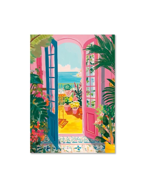 Puzzle Fenêtre sur la Méditerranée 1 000 pièces – Orya