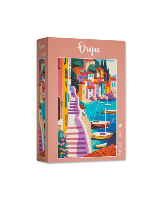 Puzzle Village Coloré au Bord de la Mer 1 000 pièces – Orya