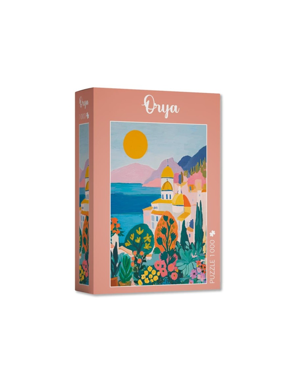 Puzzle Santorin en Fleurs 1 000 pièces – Orya