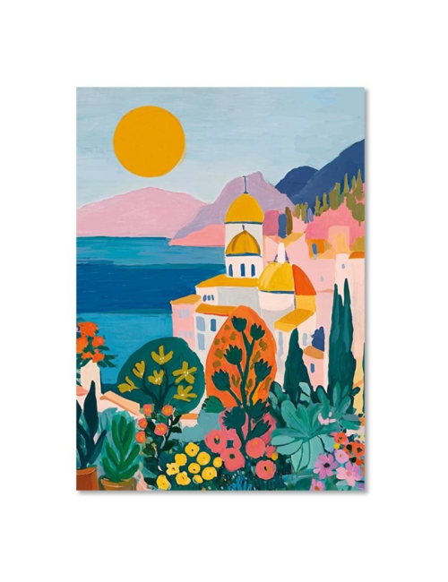 Puzzle Santorin en Fleurs 1 000 pièces – Orya