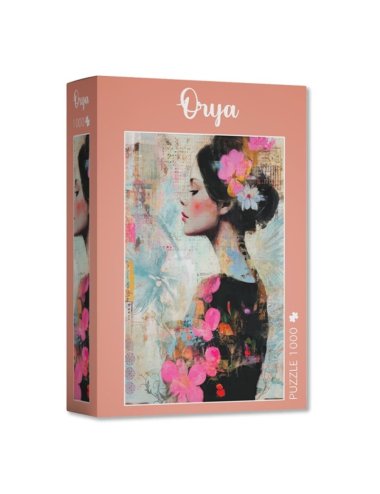 Puzzle Portrait de Femme aux Fleurs 1 000 pièces – Orya