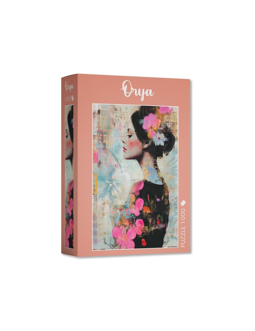 Puzzle Portrait de Femme aux Fleurs 1 000 pièces – Orya