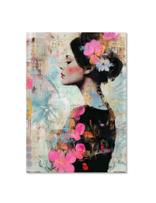 Puzzle Portrait de Femme aux Fleurs 1 000 pièces – Orya