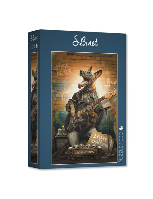 Puzzle Musi-Chien 1 000 pièces – Sylvain Binet