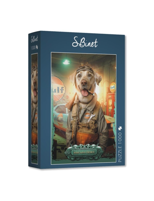 Puzzle Mécani-Chien 1 000 pièces – Sylvain Binet