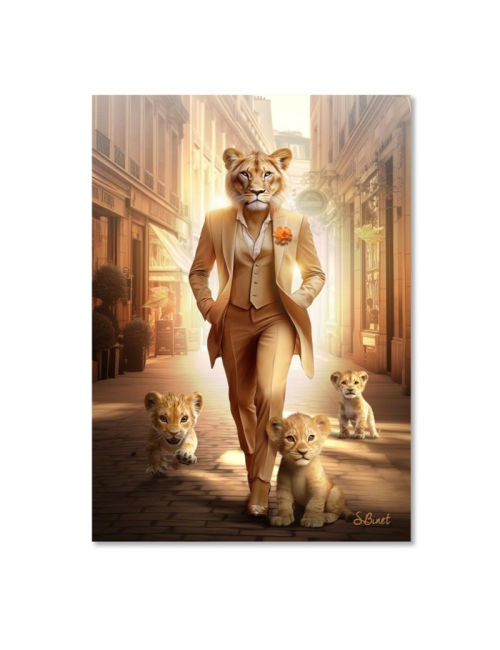 Puzzle Lionne Paris 1 000 pièces – Sylvain Binet