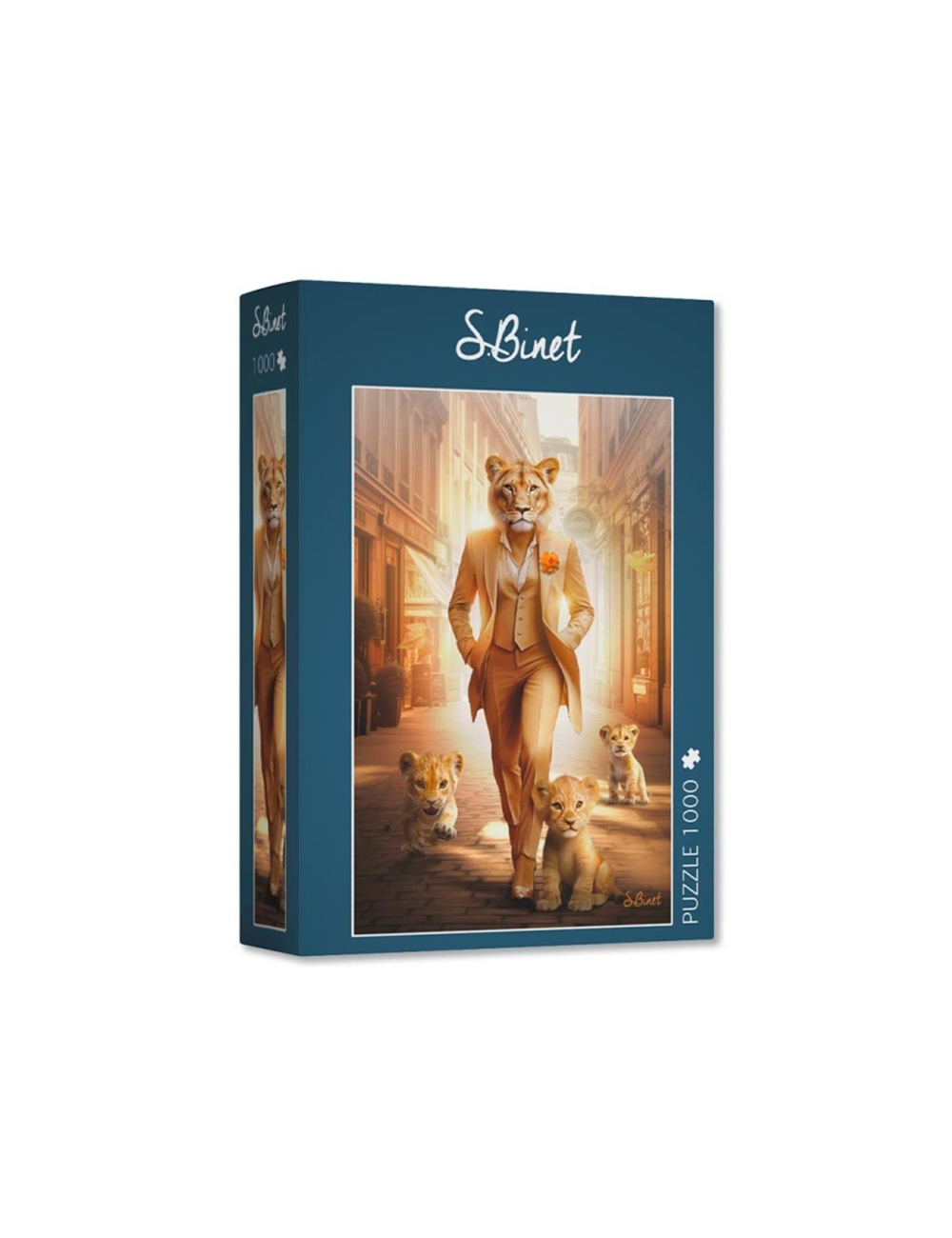 Puzzle Lionne Paris 1 000 pièces – Sylvain Binet