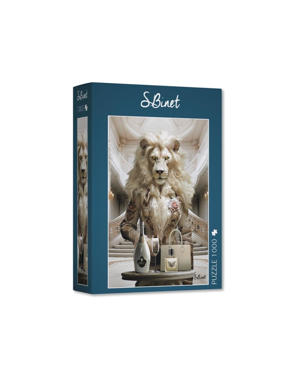 Puzzle Lionne Luxury 1 000 pièces – Sylvain Binet