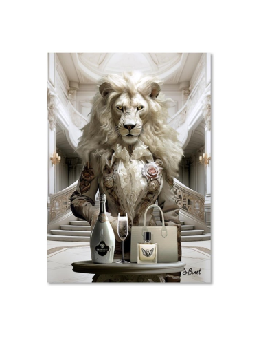 Puzzle Lionne Luxury et Lion Blanc 1000 pièces – Binet