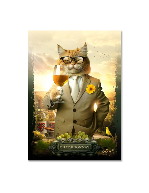 Puzzle Chat-Rdonnay 1 000 pièces – Sylvain Binet