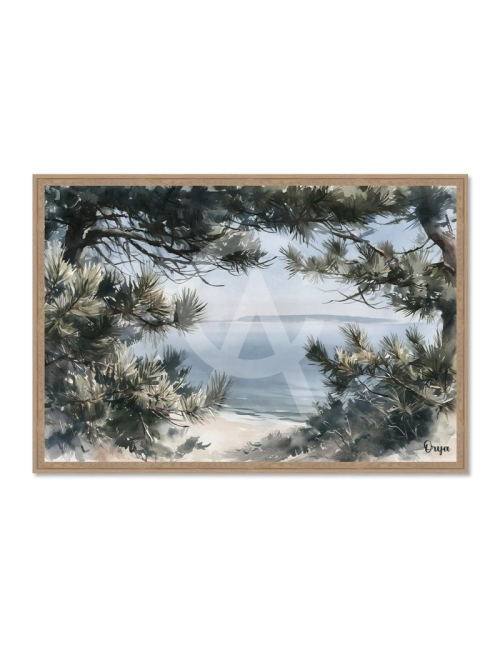 Tableau paysage marin vue sur la mer – Orya