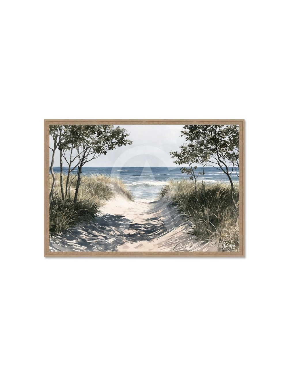 Tableau paysage chemin vers la mer – Orya
