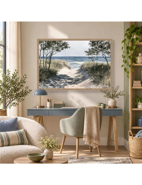 Tableau paysage chemin vers la mer – Orya