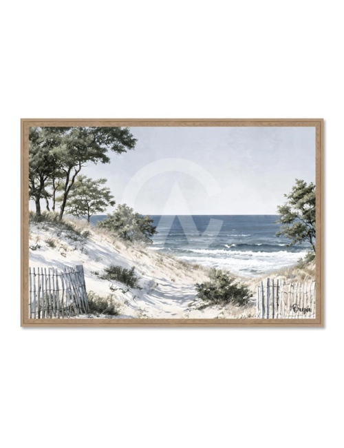 Tableau paysage plage et dunes – Orya