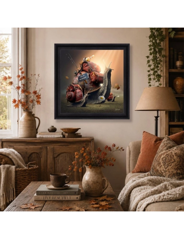 Tableau escargot voyageur – Sylvain Binet