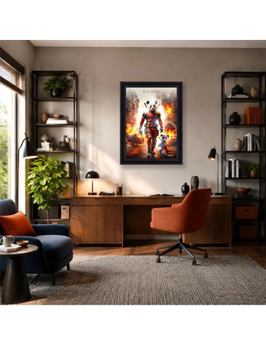 Grand tableau Dead Panda XXL – Sylvain Binet