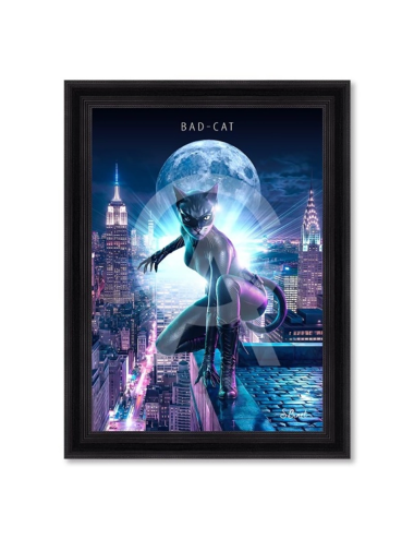 Tableau Bad Cat XXL – Sylvain Binet