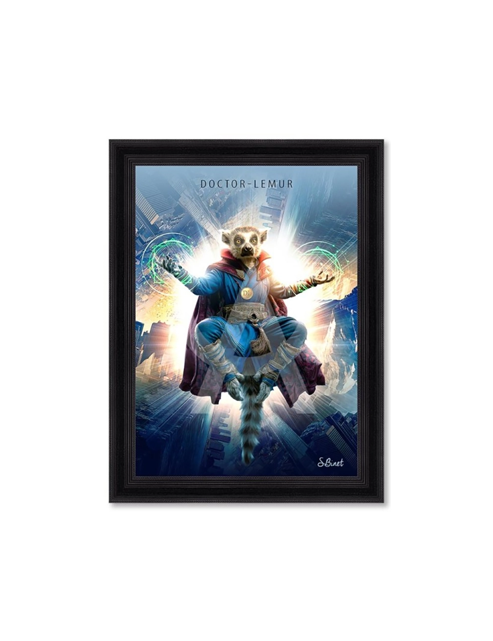 Tableau Doctor Lemur XXL – Sylvain Binet