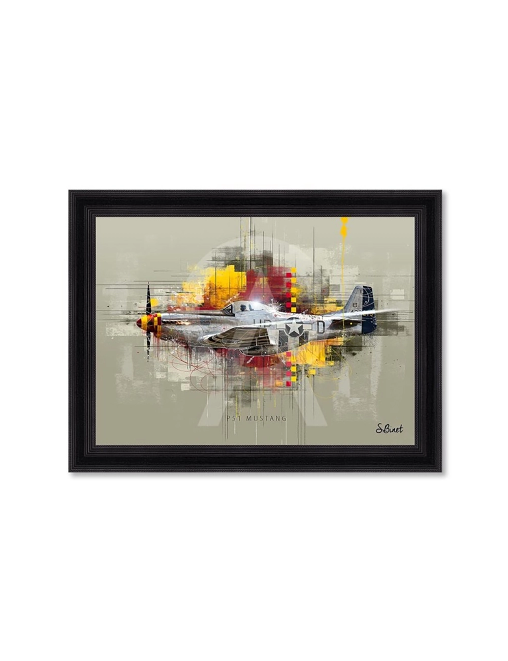 Tableau P51 Mustang XXL – Sylvain Binet
